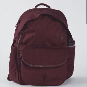Lululemon Athletica Burgundy Backpack